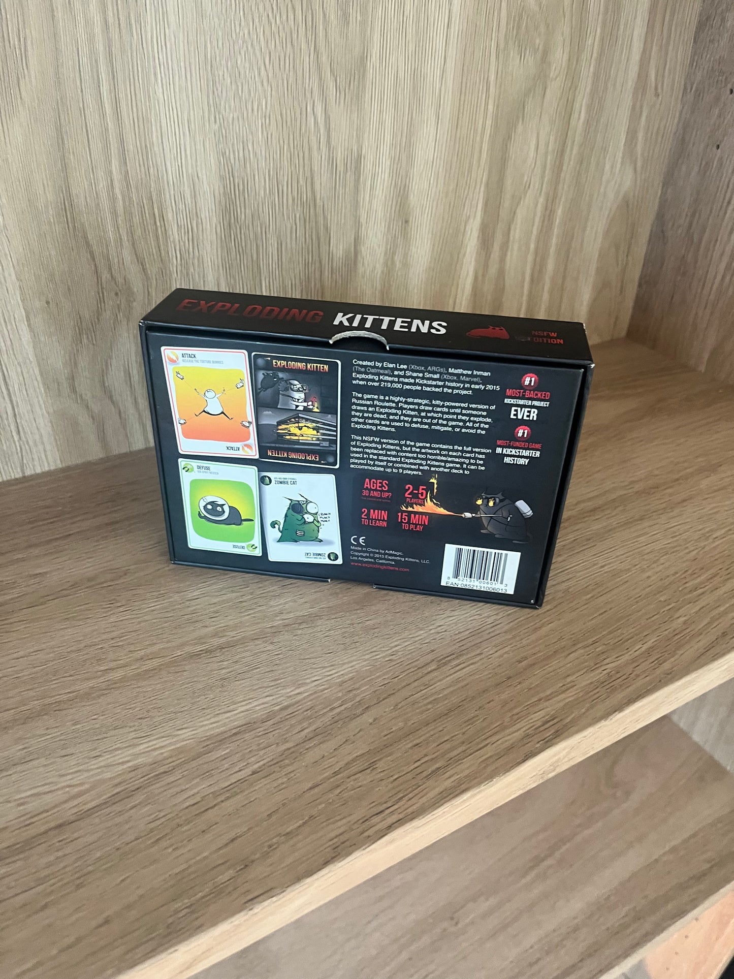 Exploding Kittens NSFW Edition (USED)